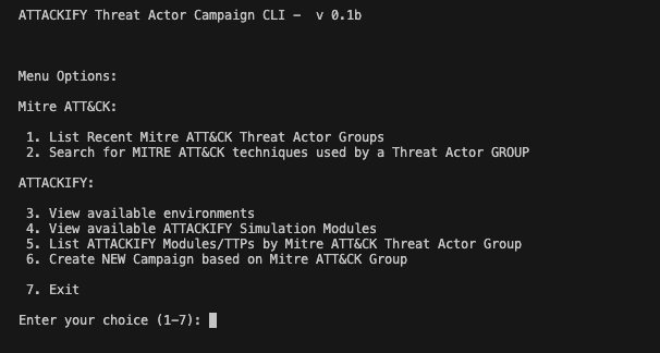 Bridging MITRE ATT&CK & ATTACKIFY  for Advanced Threat Actor Emulation